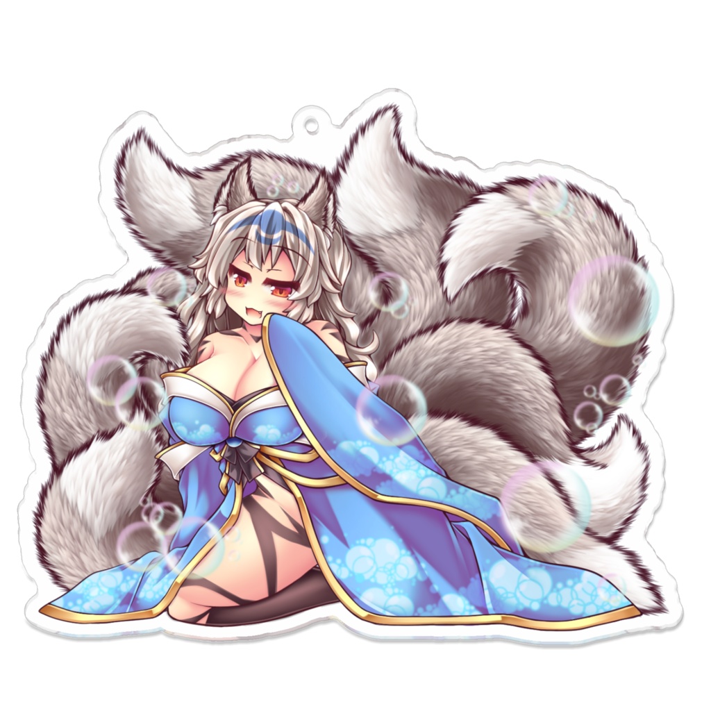 泡妖狐「淡雪」アクリルキーホルダー 立ち絵通常モード