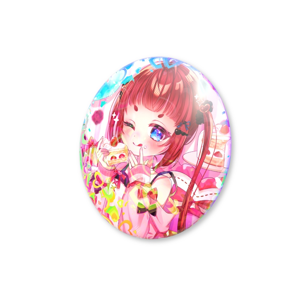 お誕生日記念☆ホロ缶バッジ