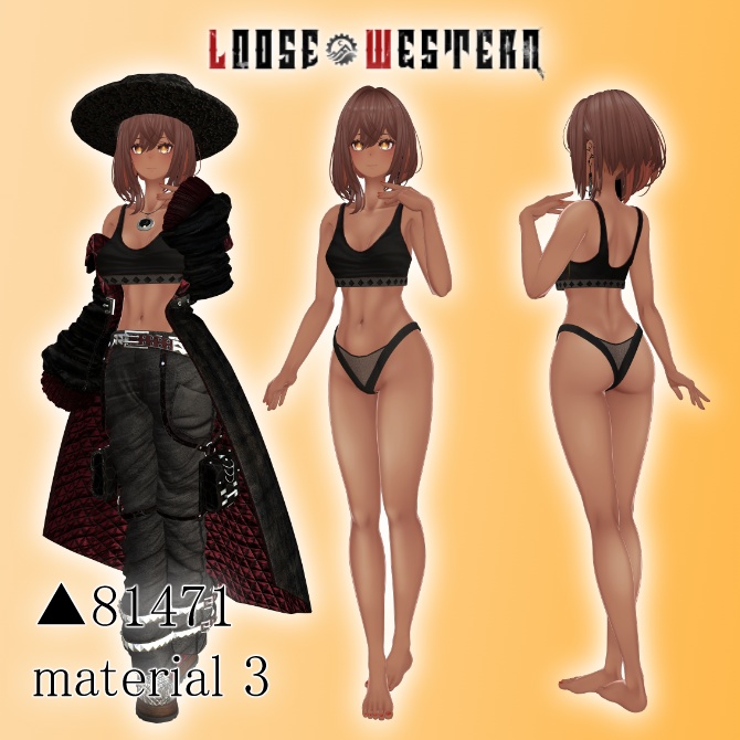 ラシューシャ対応【LooseWestern】