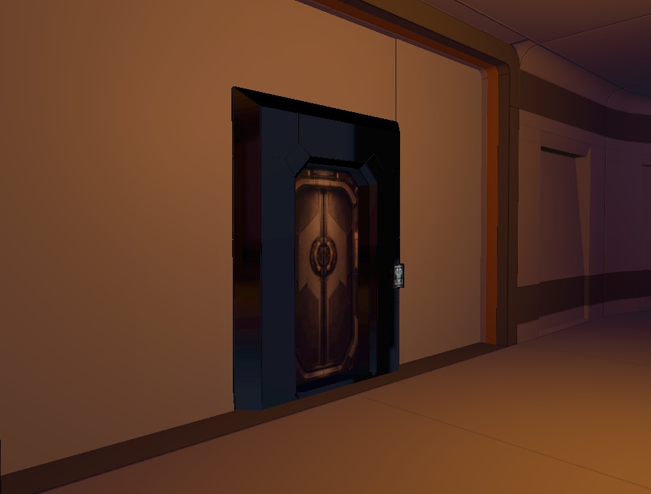 [VRChat] Sci-Fi Sliding Door - Fully Synchronized (UdonSharp/Graph)