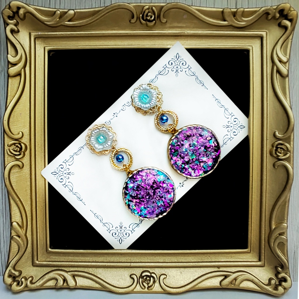 五条悟 「虚式 茈」イメージ アクセ(ピアス・イヤリング)