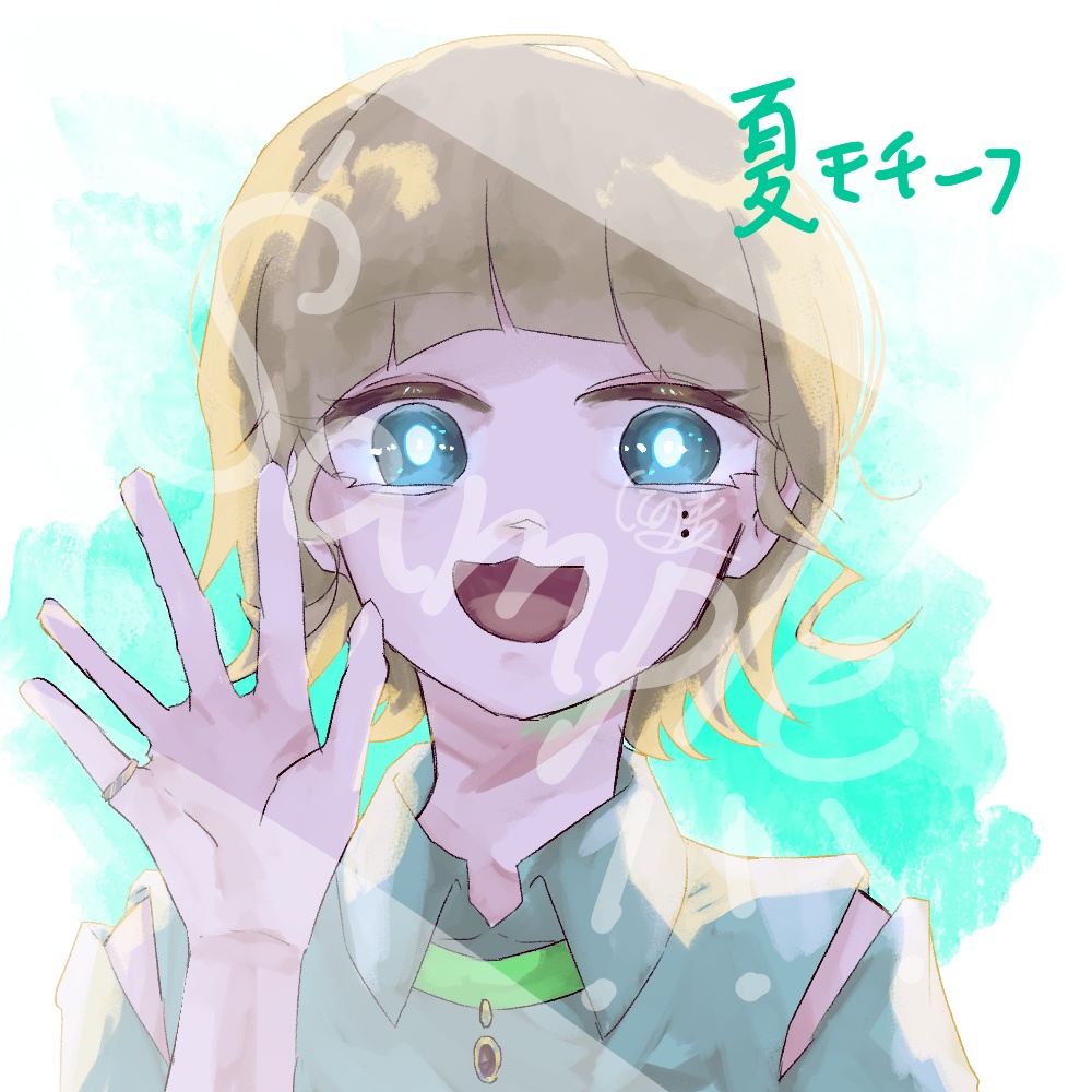 SNS用アイコン販売(春夏秋冬モチーフ女の子ver.)4種