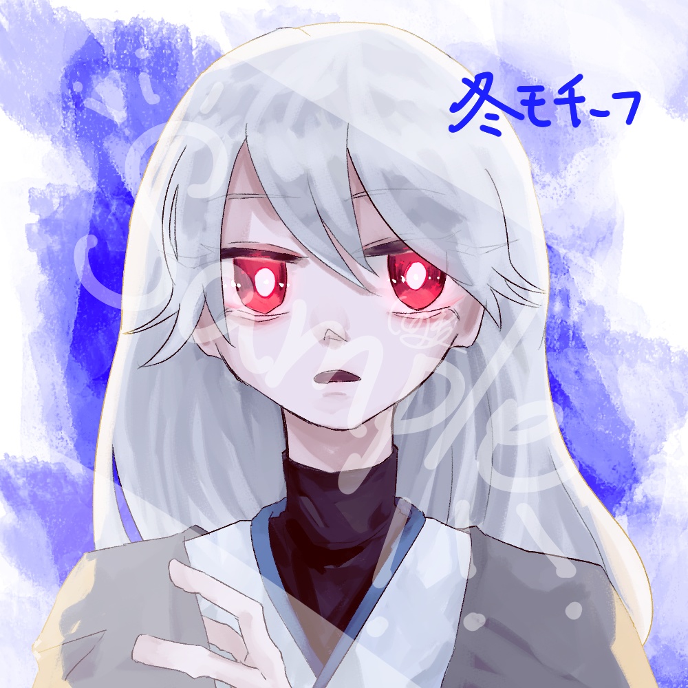 SNS用アイコン販売(春夏秋冬モチーフ女の子ver.)4種