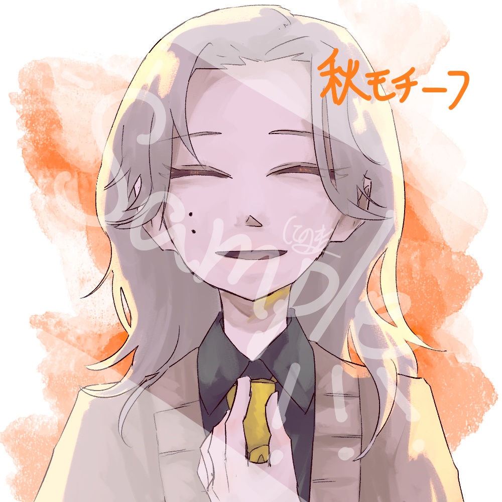 SNS用アイコン販売(春夏秋冬モチーフ女の子ver.)4種