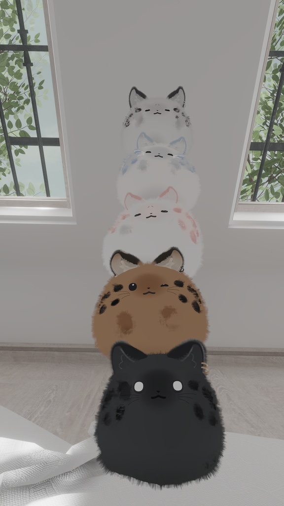 【無料】ユキヒョウはむテクスチャ【FREE】