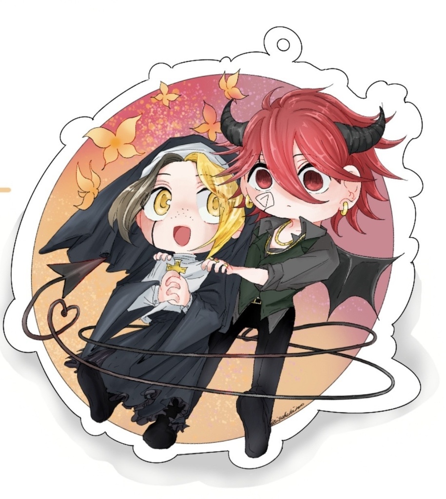 パチョフィン悪魔シスターアクリルキーホルダー