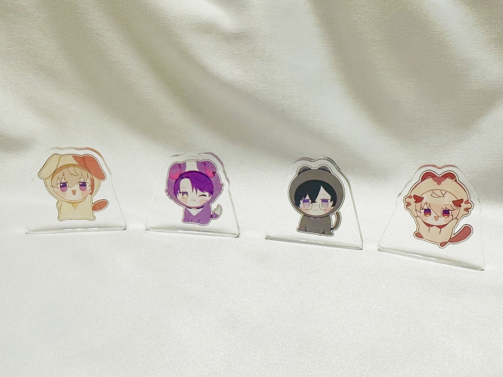 わんにゃくしょん？アクリルブロックセット