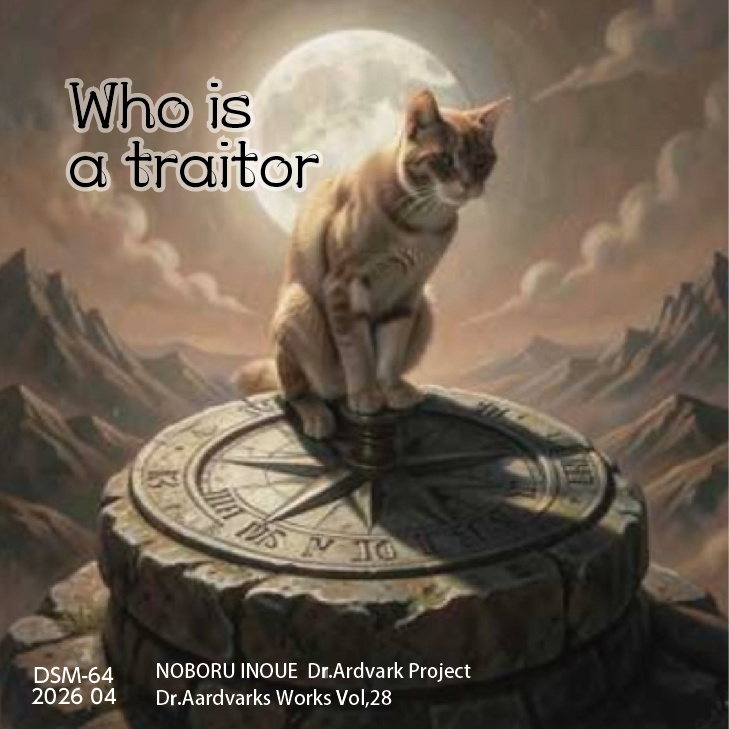 ”Who is a traitor” CDR版/DL版　AOR プログレ風　英詞 vocal入り