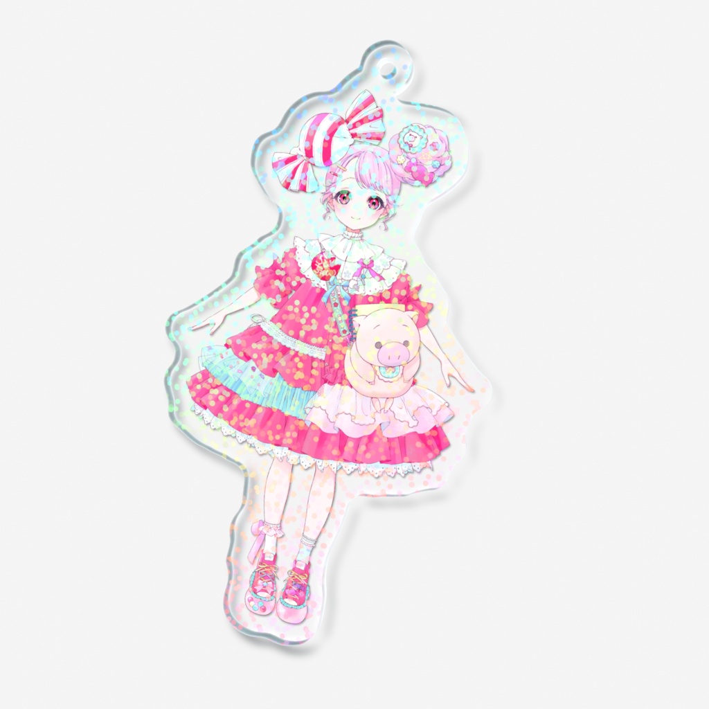 Lavieのキラキラキーホルダー