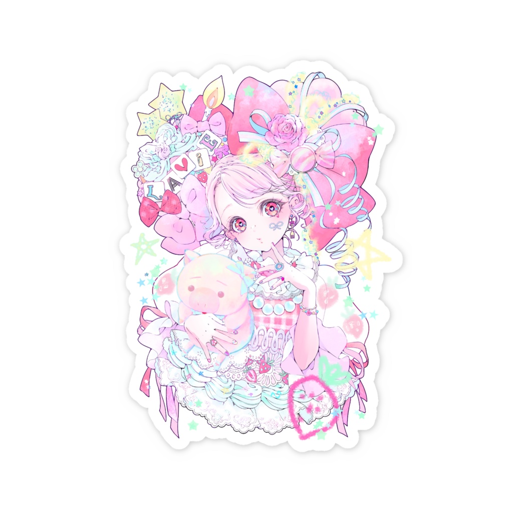 Lavieのはぴばシール