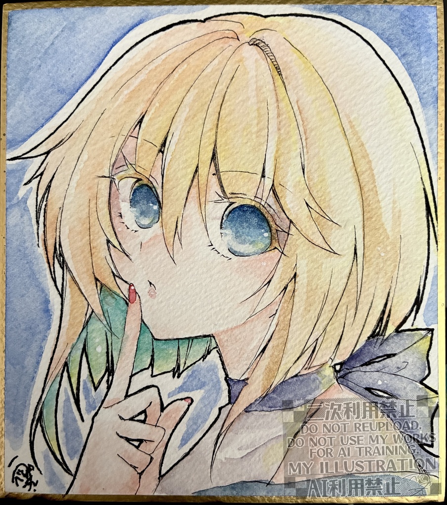コミティア156新作原画(色紙)
