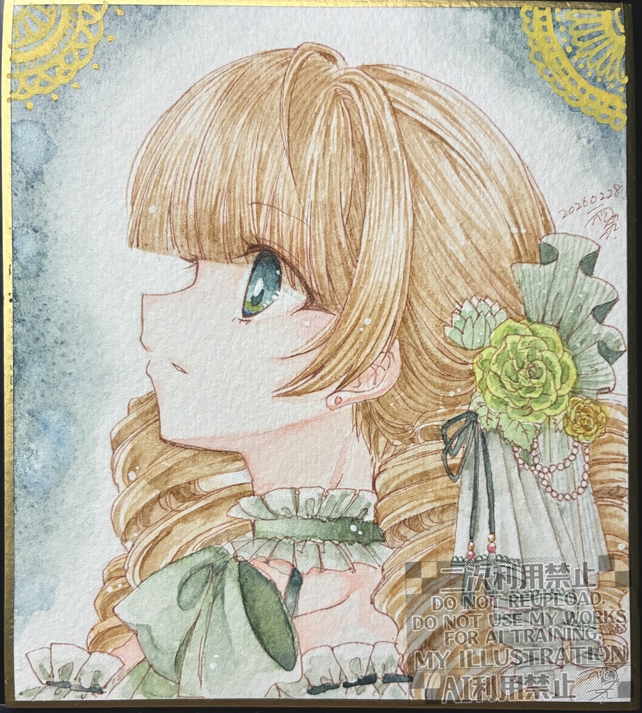 コミティア156新作原画(色紙)
