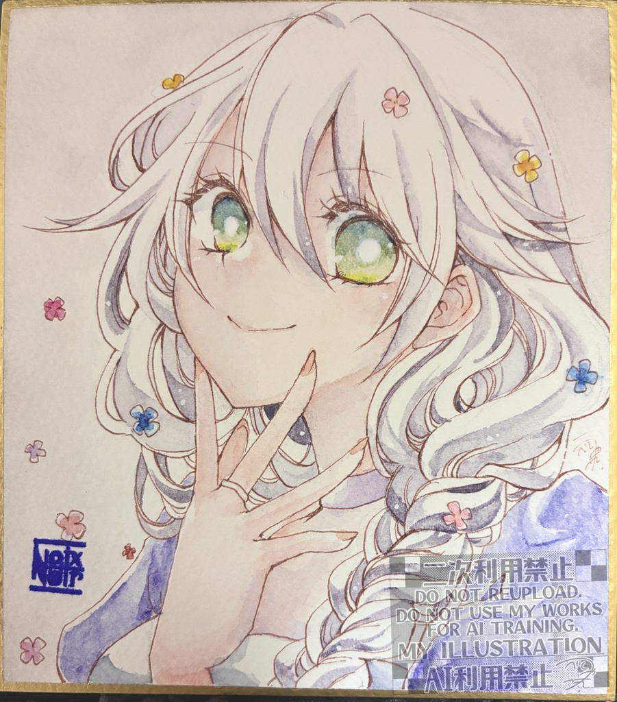 コミティア156新作原画(色紙)