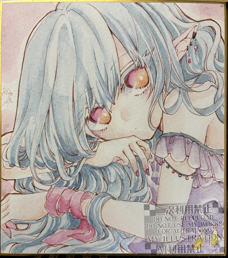 コミティア156新作原画(色紙)