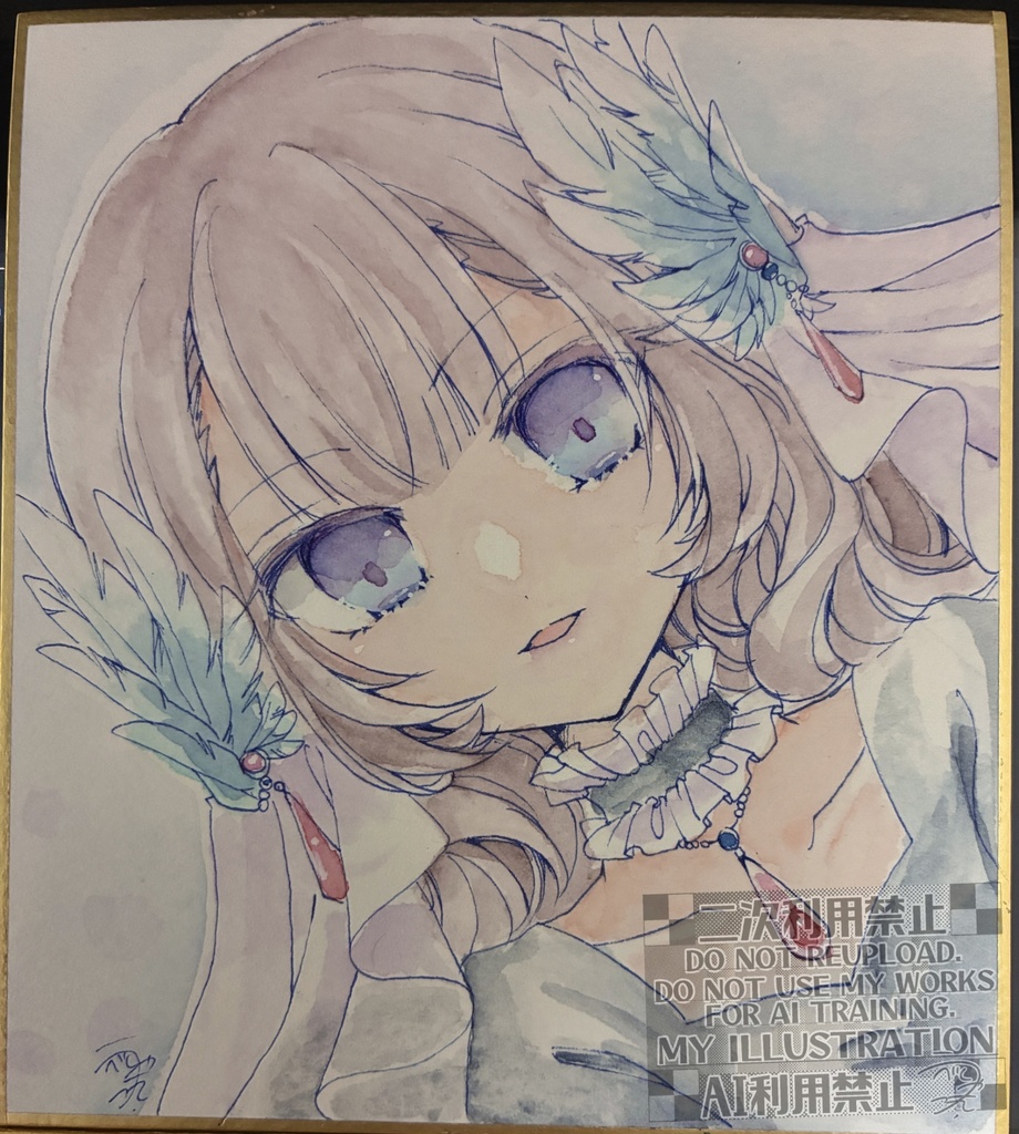 コミティア156新作原画(色紙)