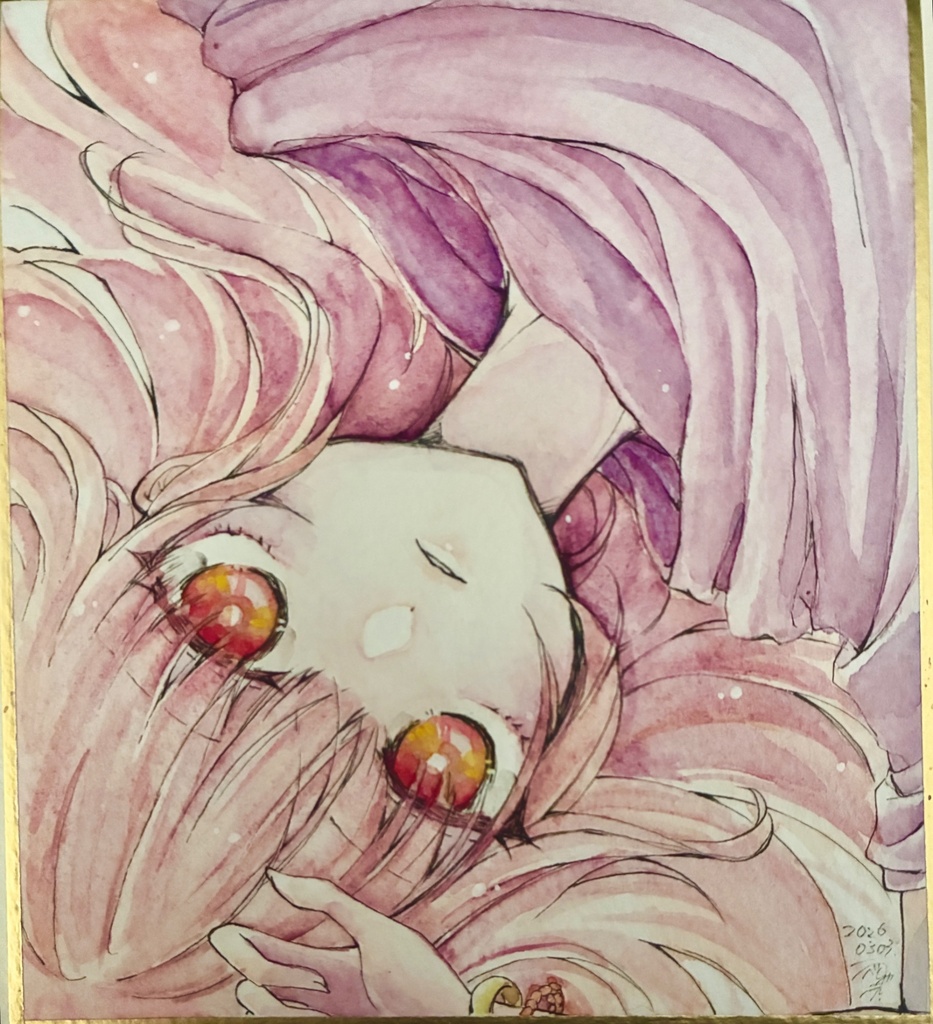 コミティア156新作原画(色紙)