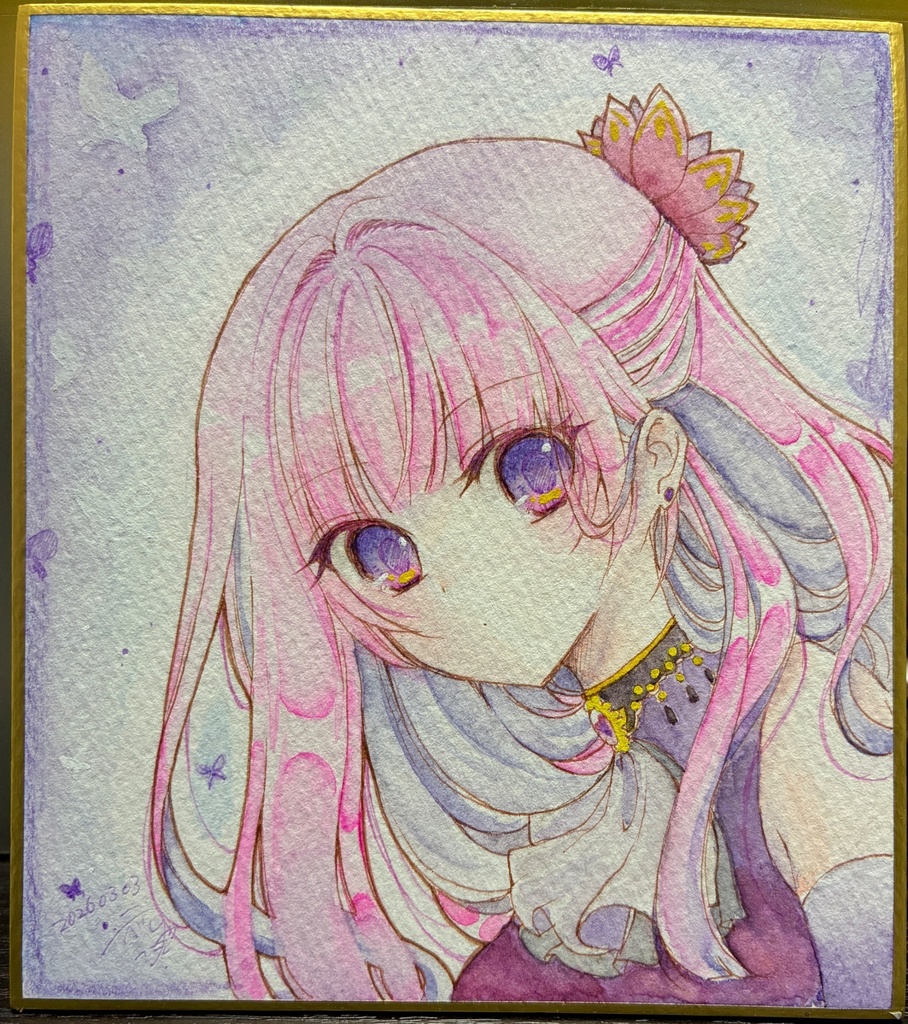 コミティア156新作原画(色紙)