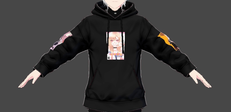 「FREE」VRoid | My Dress-Up Darling Marin Fan Hoodie