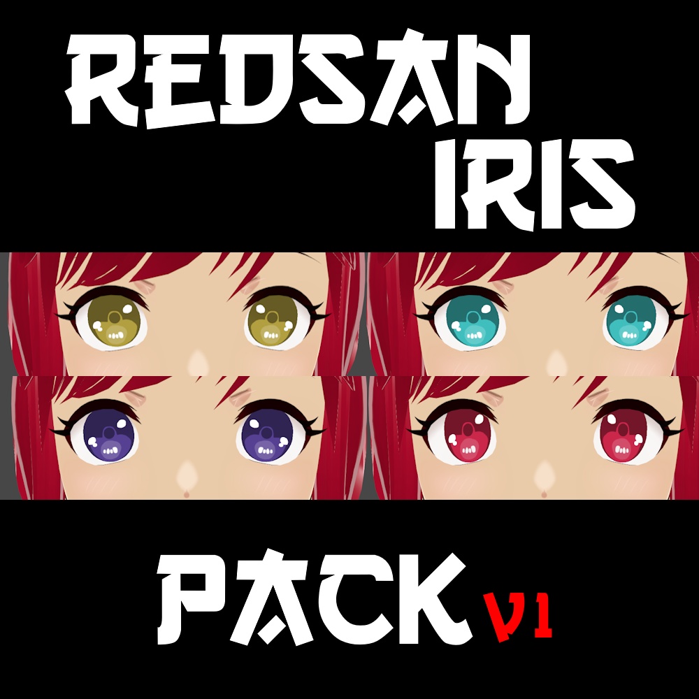「200¥」redsan Iris Textures Pack | 16 Colours