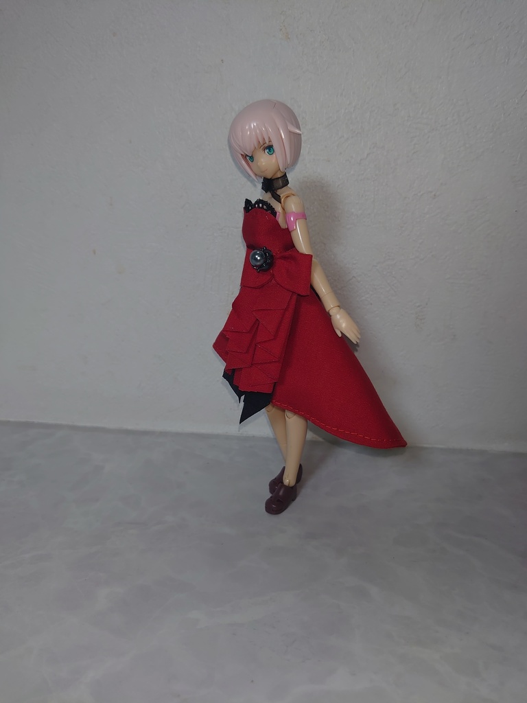真紅のドレス