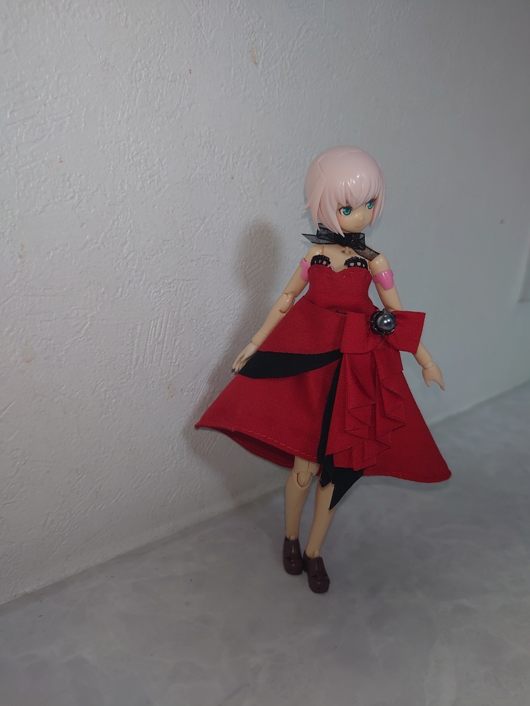 真紅のドレス