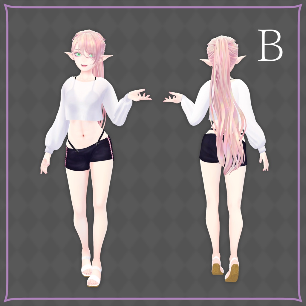 【VRChat想定】Almond(アーモンド)
