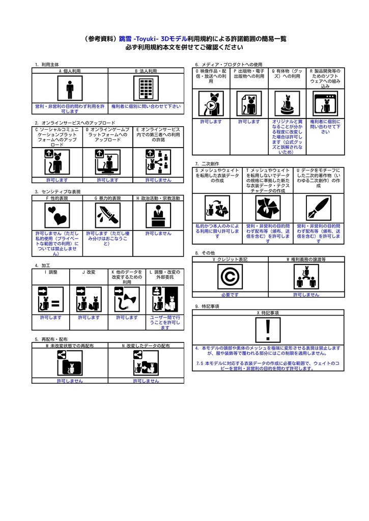 跳雪 -Toyuki-【オリジナル3Dモデル】