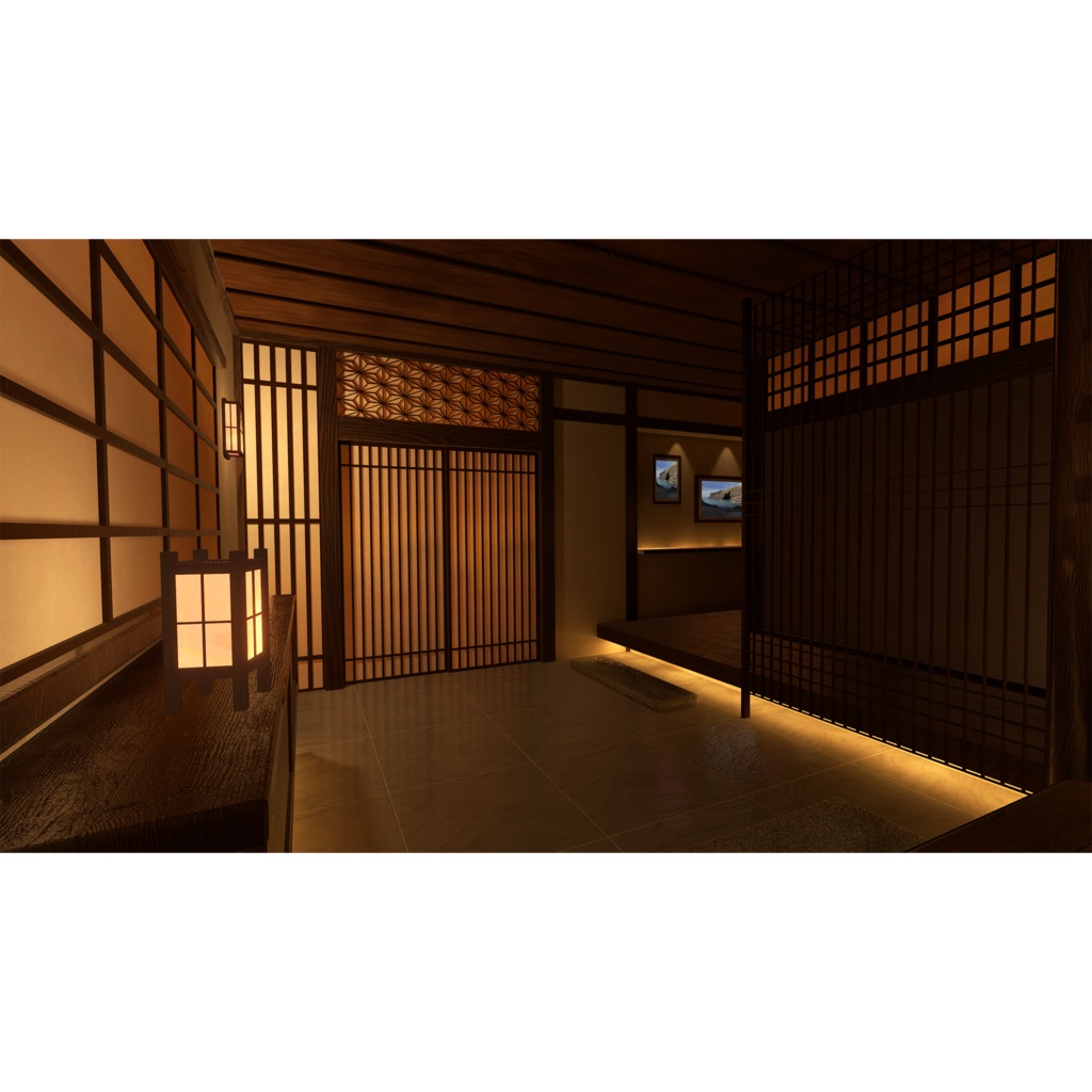 【VRC向けワールド/Quest対応】和空間 ~Wakuukan~