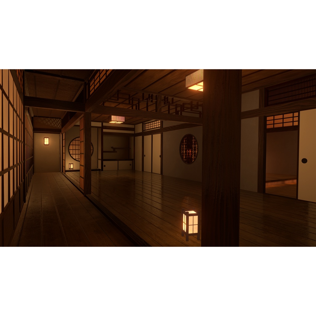 【VRC向けワールド/Quest対応】和空間 ~Wakuukan~