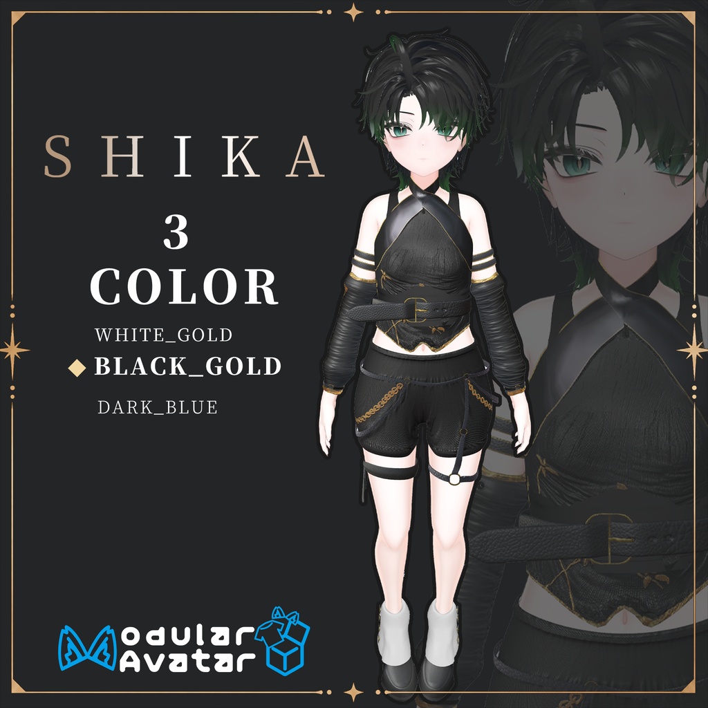 【VRChat衣装】SHIKA - 四華 -MAO専用衣装