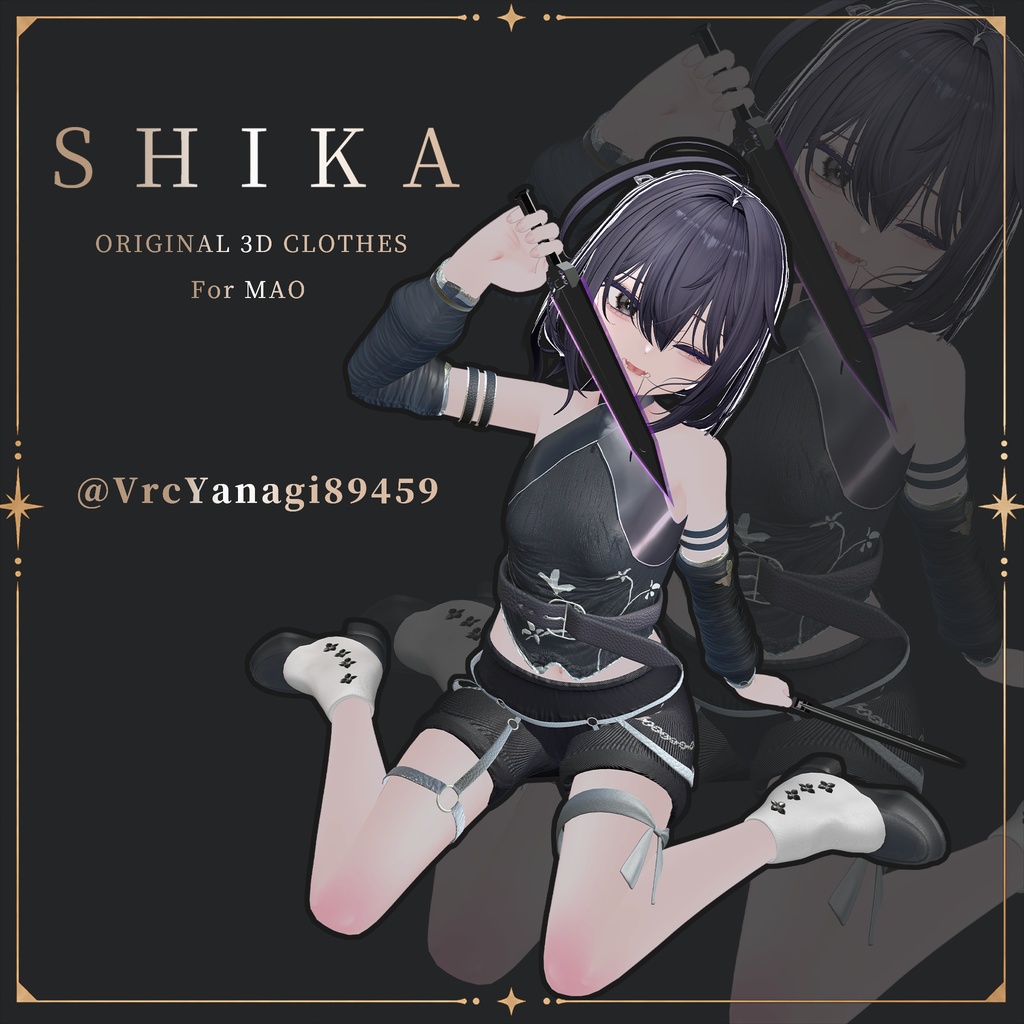 【VRChat衣装】SHIKA - 四華 -MAO専用衣装