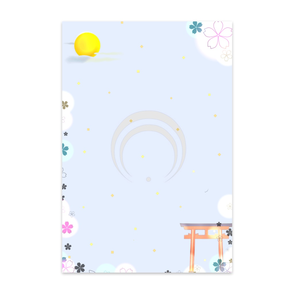 刀剣乱舞-三日月宗近verポストカード-