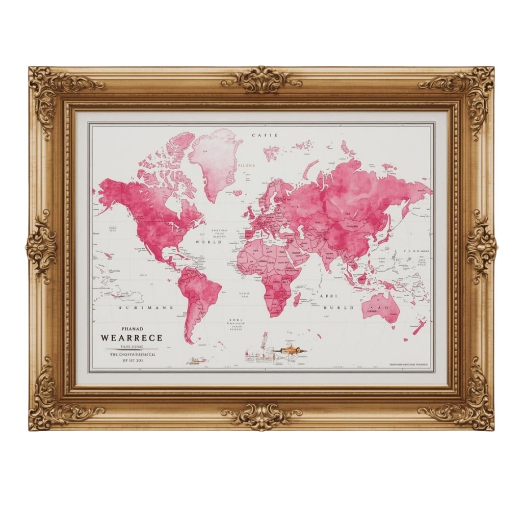 【全12種】水彩&色鉛筆タッチ*アンティークピンクの旅モチーフクリップアートセット