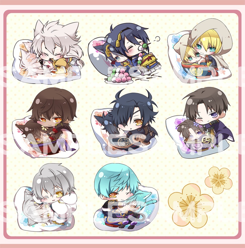 【4.13更新】刀剣男士 アクリルキーホルダー(抱き枕)