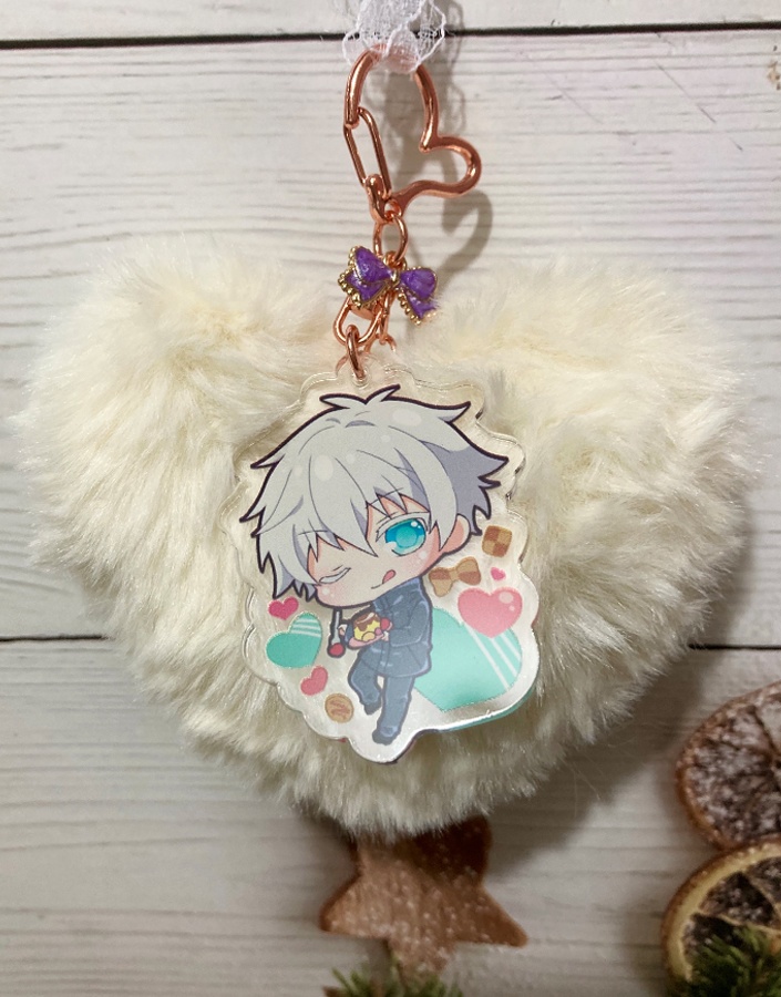 【少量販売】ハートナスカン アクキー (五条悟*スイーツ)