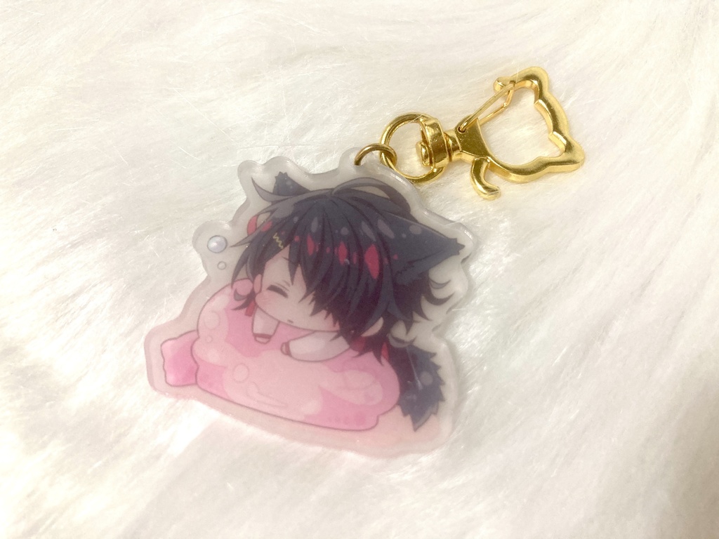 【非公式】Luxiem 5cm アクリルキーホルダー(ねこミミ)