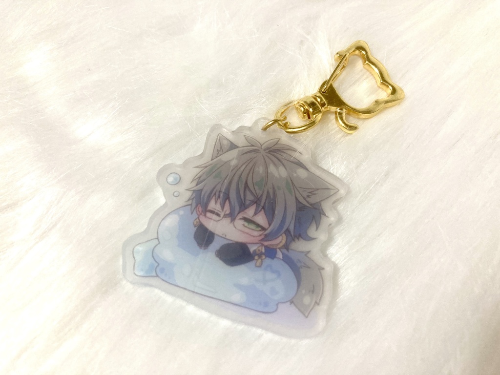 【非公式】Luxiem 5cm アクリルキーホルダー(ねこミミ)