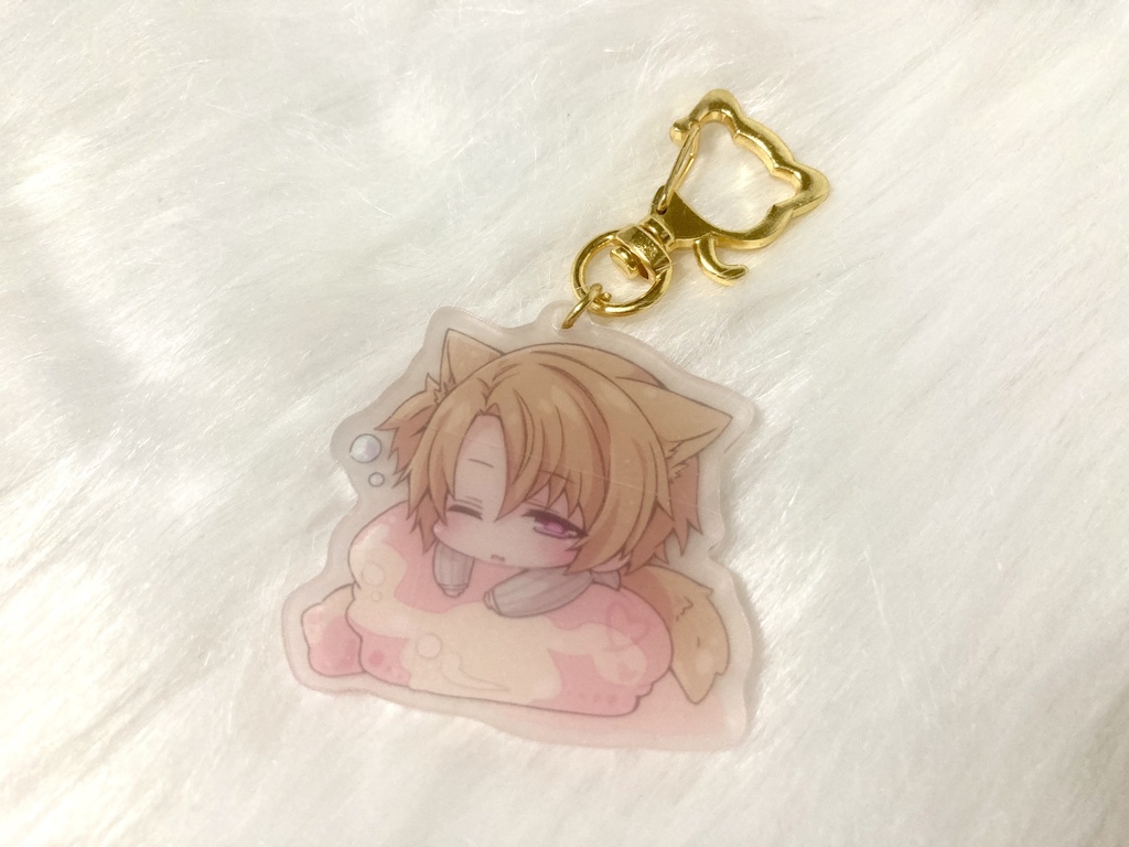 【非公式】Luxiem 5cm アクリルキーホルダー(ねこミミ)