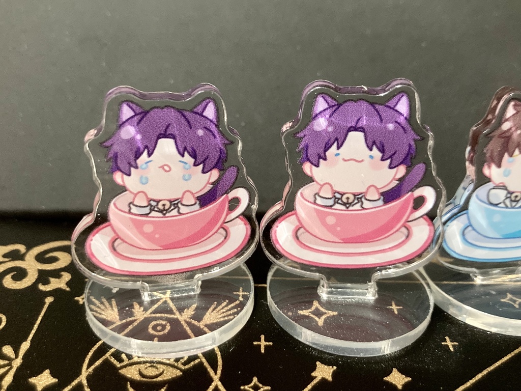 (2024.08.21 シン追加)【恋と深空】~にゃんにゃんカード~3cmミニアクリルフィギュア is