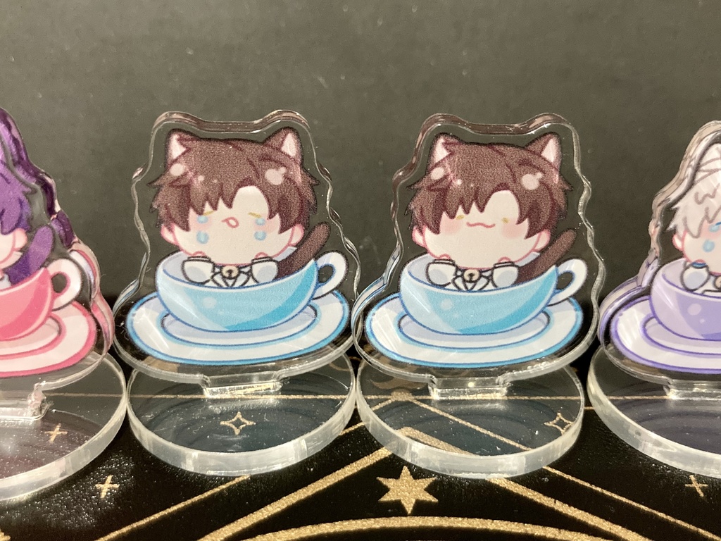 (2024.08.21 シン追加)【恋と深空】~にゃんにゃんカード~3cmミニアクリルフィギュア is