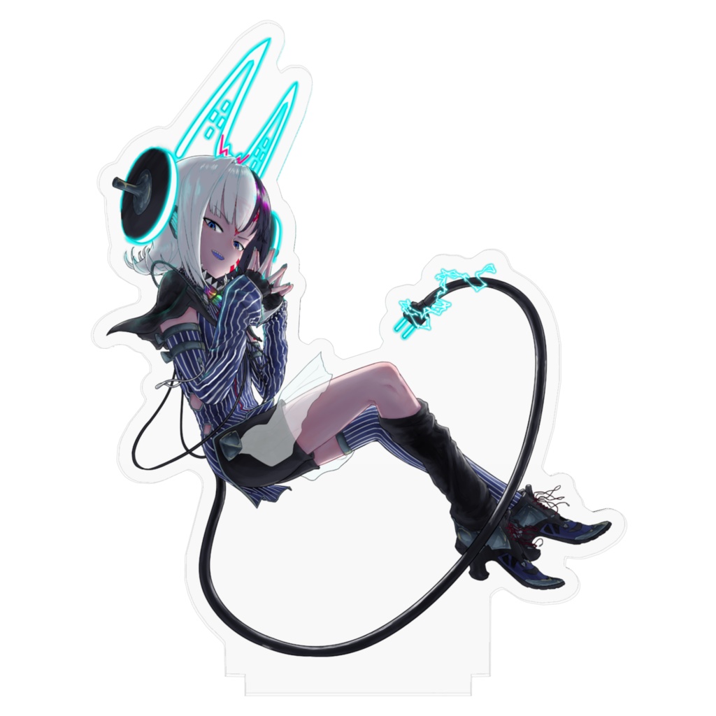 Vtuber イラストレーター 「N(・~・)」 アクリルフィギュア