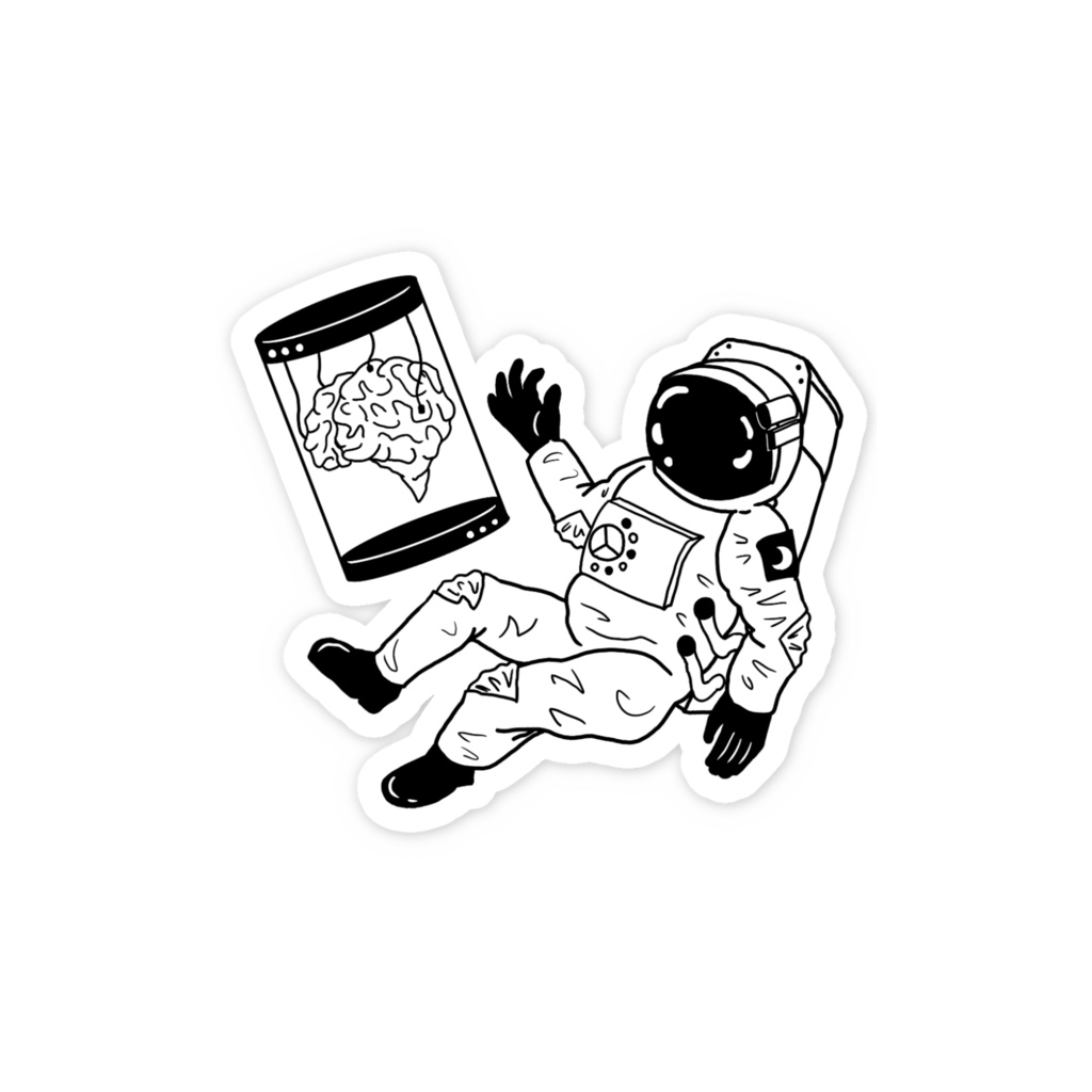 月から帰り君に会えたら ステッカー