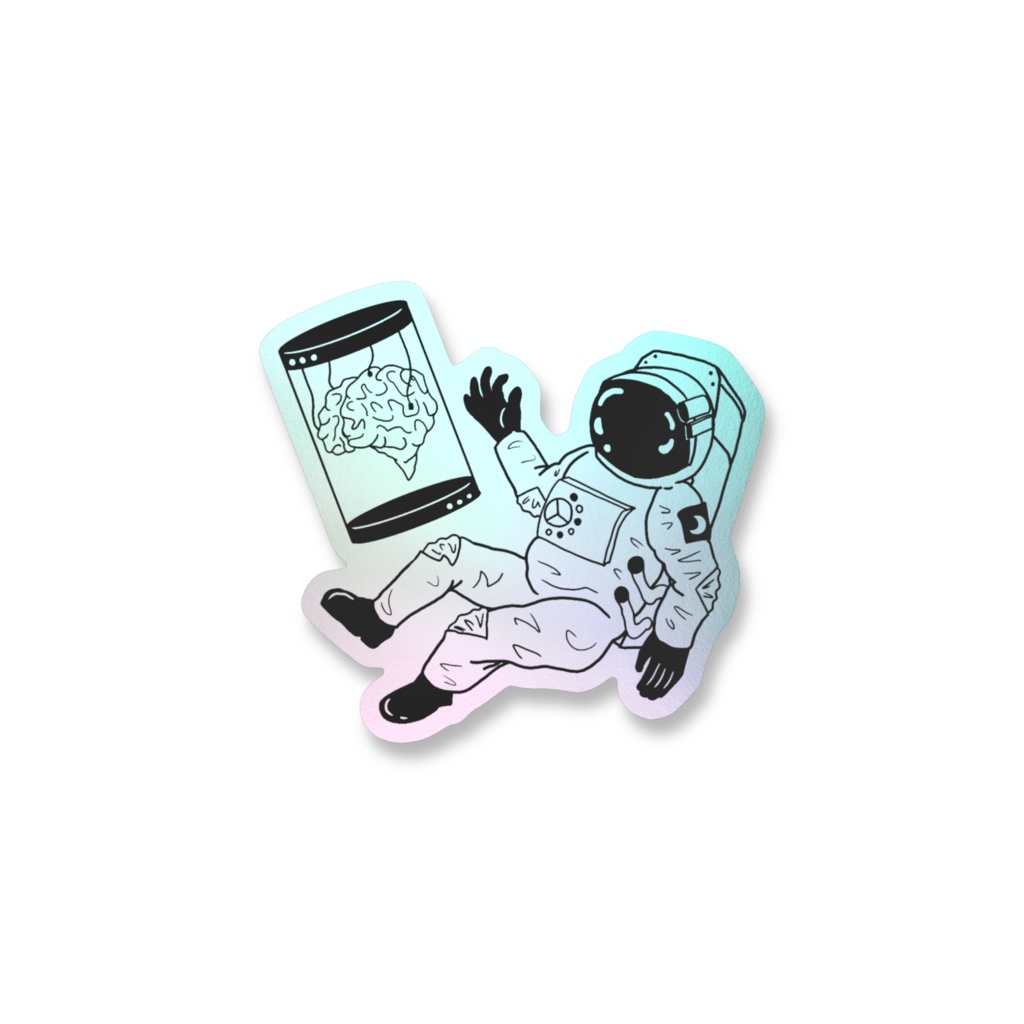 月から帰り君に会えたら オーロラステッカー