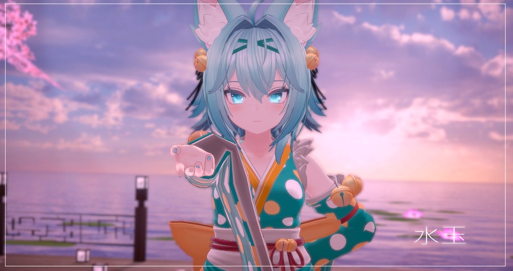 【竜胆(RINDO)用】着物テクスチャ素材【VRC】