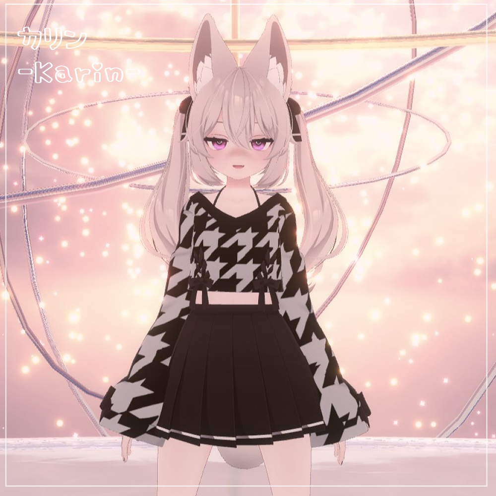 【カリン(Karin)用】ふく&ねいるテクスチャ【VRC】