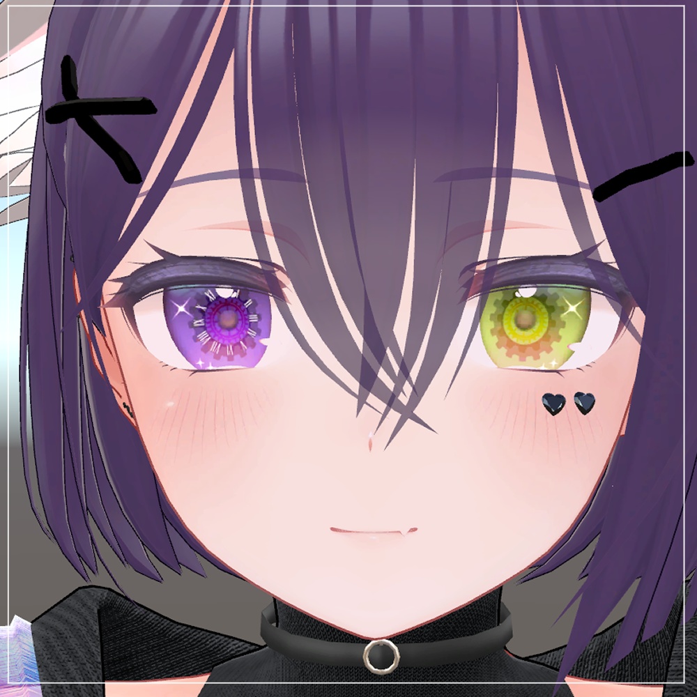 【桔梗(Kikyo)用】くろっくアイ 目テクスチャ【VRC】