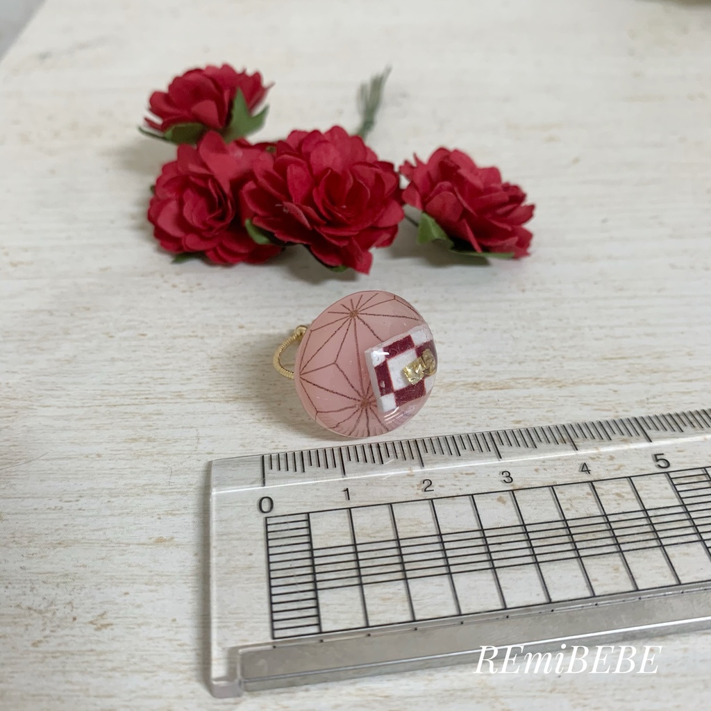 鬼滅の刃 竈門禰󠄀豆子モチーフ リング