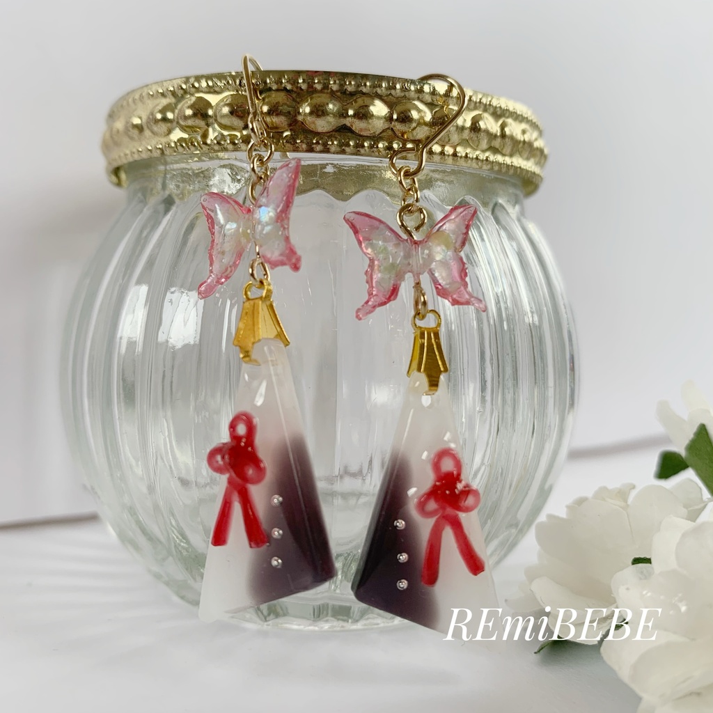 鬼滅の刃 栗花落カナヲ モチーフピアス(イヤリング)