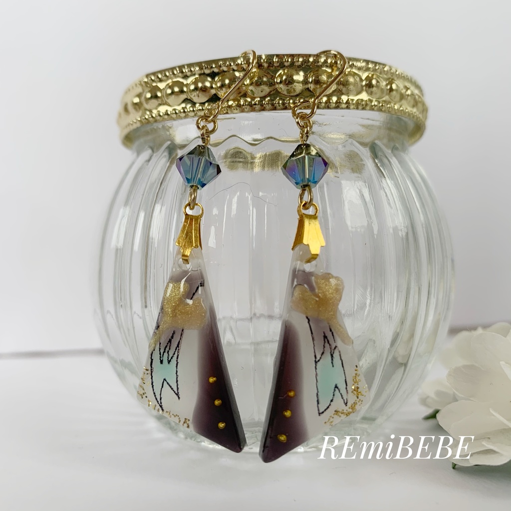 鬼滅の刃 時任無一郎モチーフ ピアス(イヤリング)