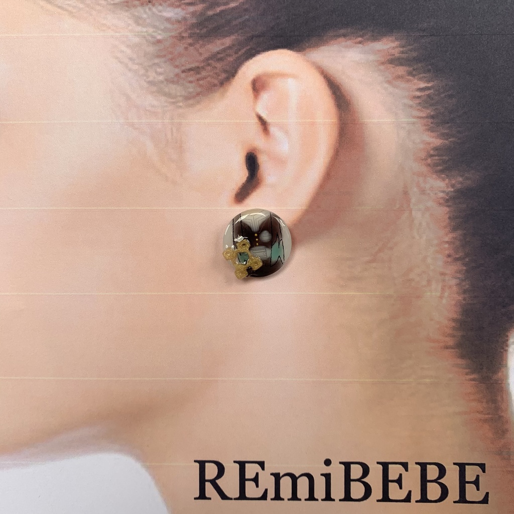 鬼滅の刃 時任無一郎モチーフ 耳ピタピアス